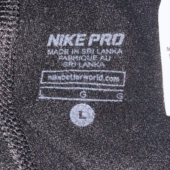 Nike Pro, black, athletic leggings, size L - Picture 2 of 2